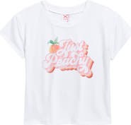 LUX Tees Kids' Just Peachy Graphic T-Shirt