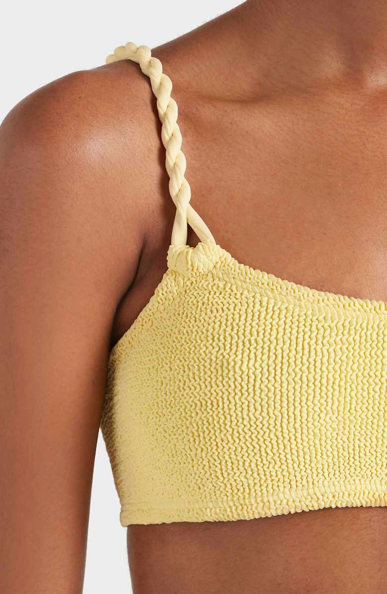 Hunza G Phoebe Two-Piece Bikini Swimsuit, Alternate, color, Butter