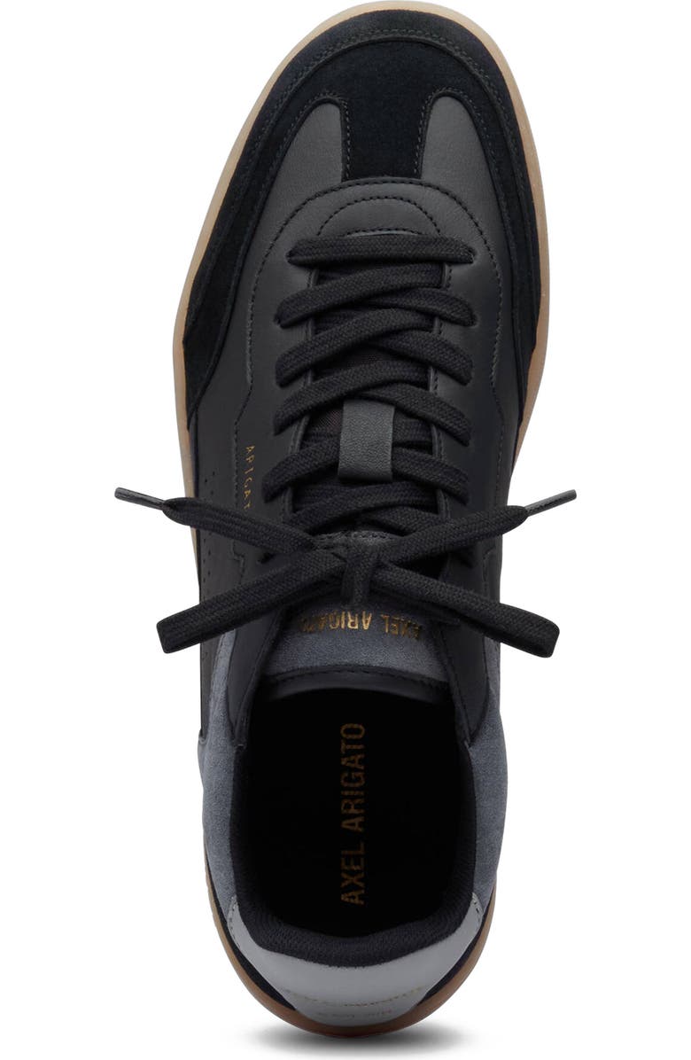 Axel Arigato Dice T-Toe Suede Sneaker - Men's, Alternate, color, Black/Gum