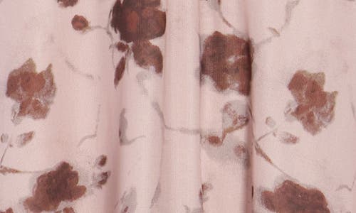 Beivy Mesh Print Minidress In Pink