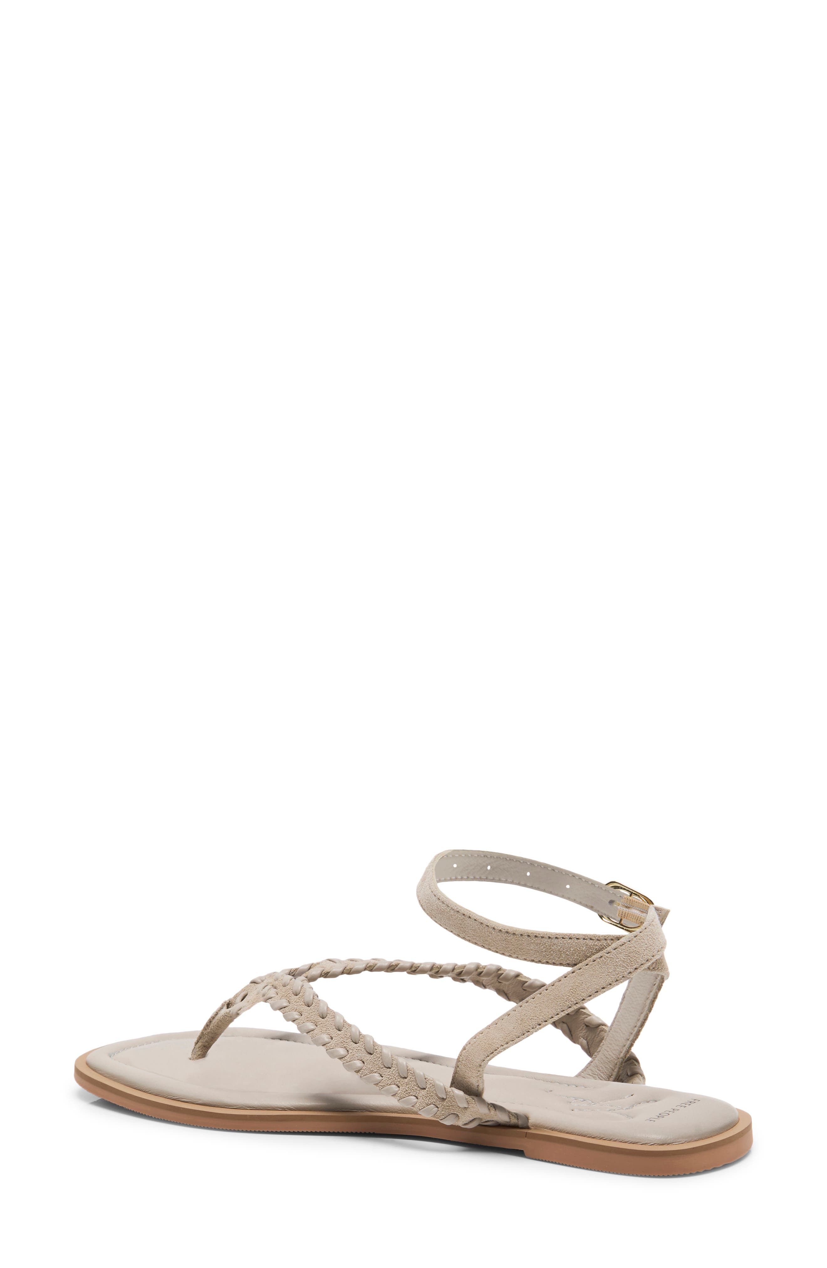 Waverly Whipstitch Ankle Strap Sandal, Alternate, color, SUNSTONE SAND SUEDEO