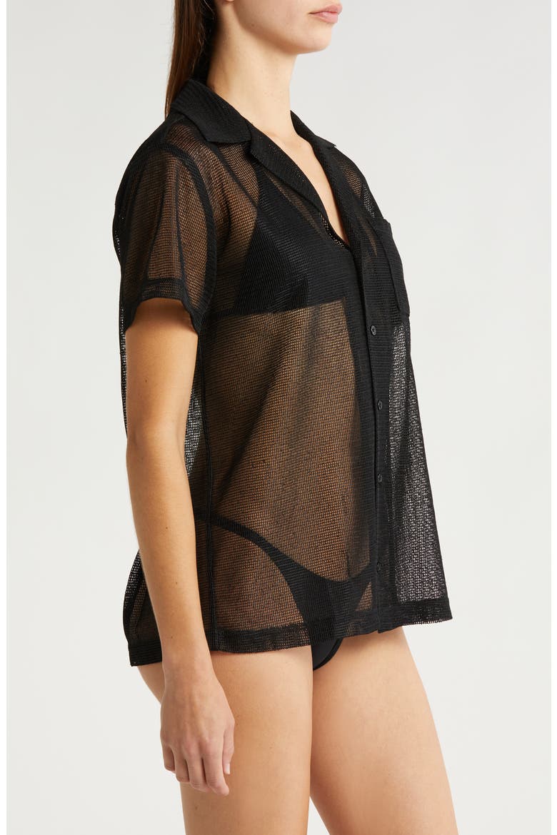 The Dahlia Cover-Up Top, Alternate, color, BLACKOUT