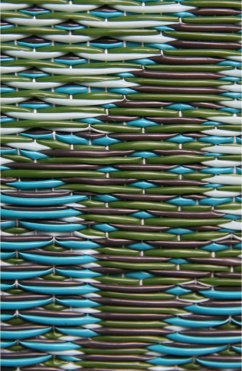 Mad Mats Daisy Aqua & Green, Alternate, color, Aqua And Green