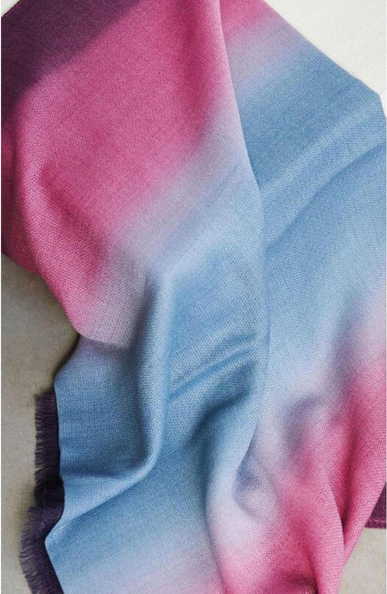 Studio Variously Iris Cashmere Merino Handloom Scarf, Alternate, color,