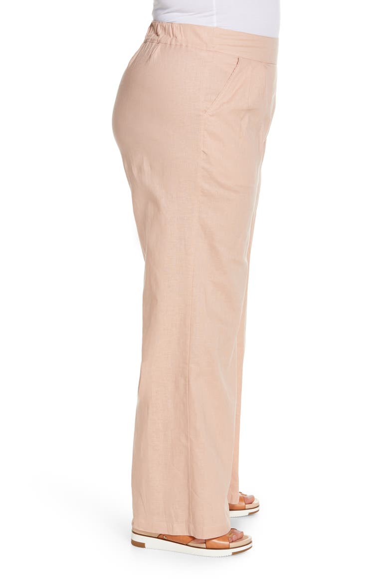 Cici Wide Leg Pants, Alternate, color, PEACH