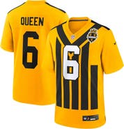 Nike Men's Nike Patrick Queen Gold Pittsburgh Steelers Alternate 1933 Throwback Game Jersey