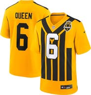 Nike Men's Nike Patrick Queen Gold Pittsburgh Steelers Alternate 1933 Throwback Game Jersey