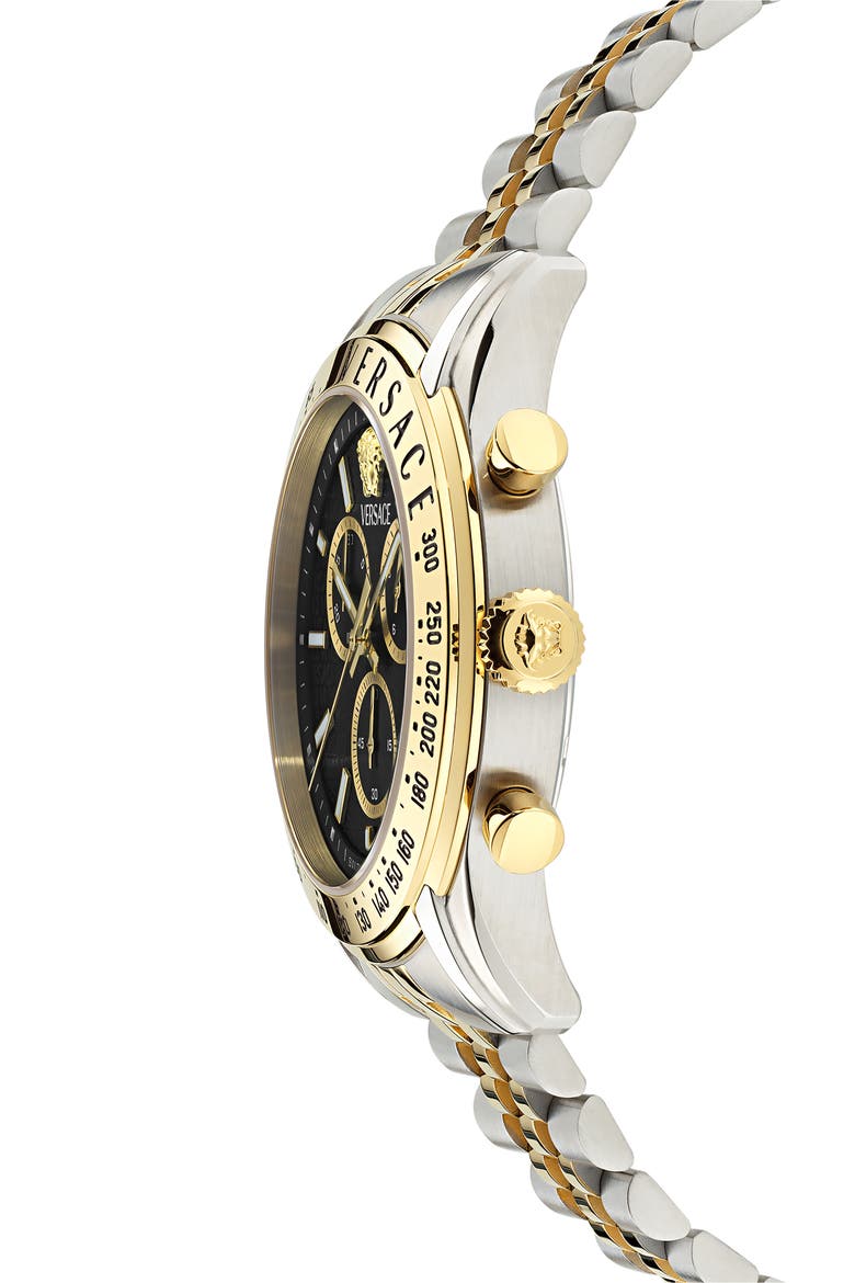 Master Chronograph Bracelet Watch, 44mm, Alternate, color, TWO TONE