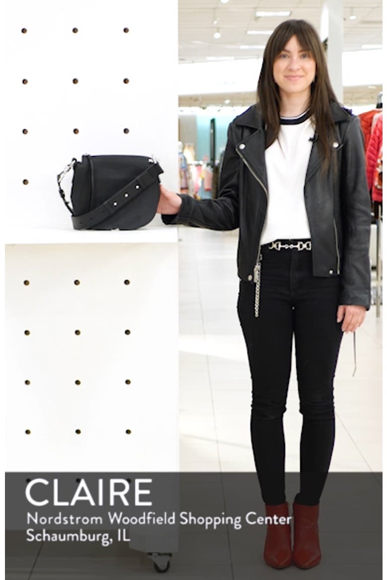 Captain Round Leather Crossbody Bag video