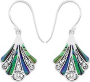 SAMUEL B. Abalone Fan Drop Earrings