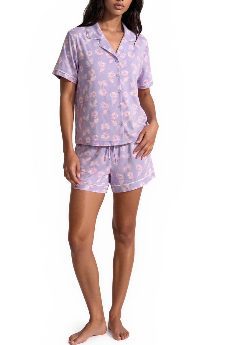 3-Piece Notch Pajama Set, Main, color, BLUE