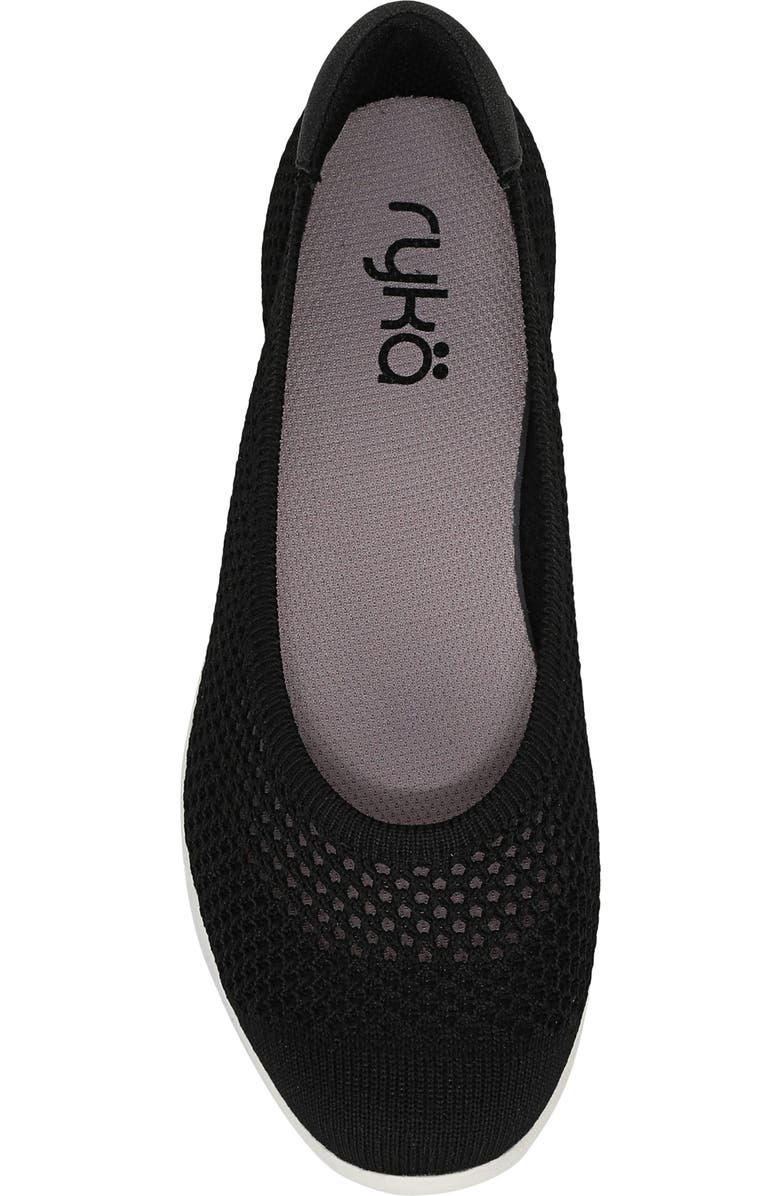 Rykä Clever Ballet Flat, Alternate, color, Black