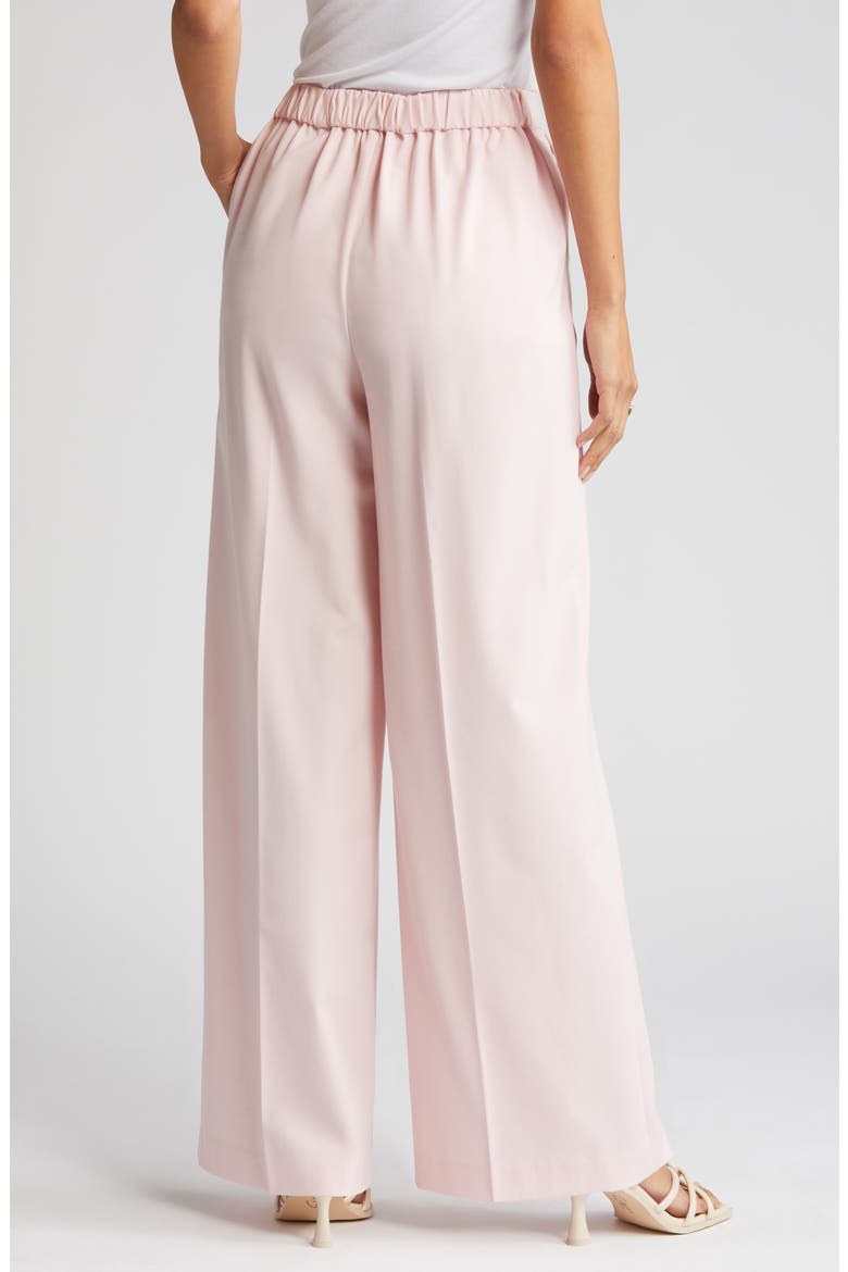 High Waist Wide Leg Pants, Alternate, color, PINK CHALK