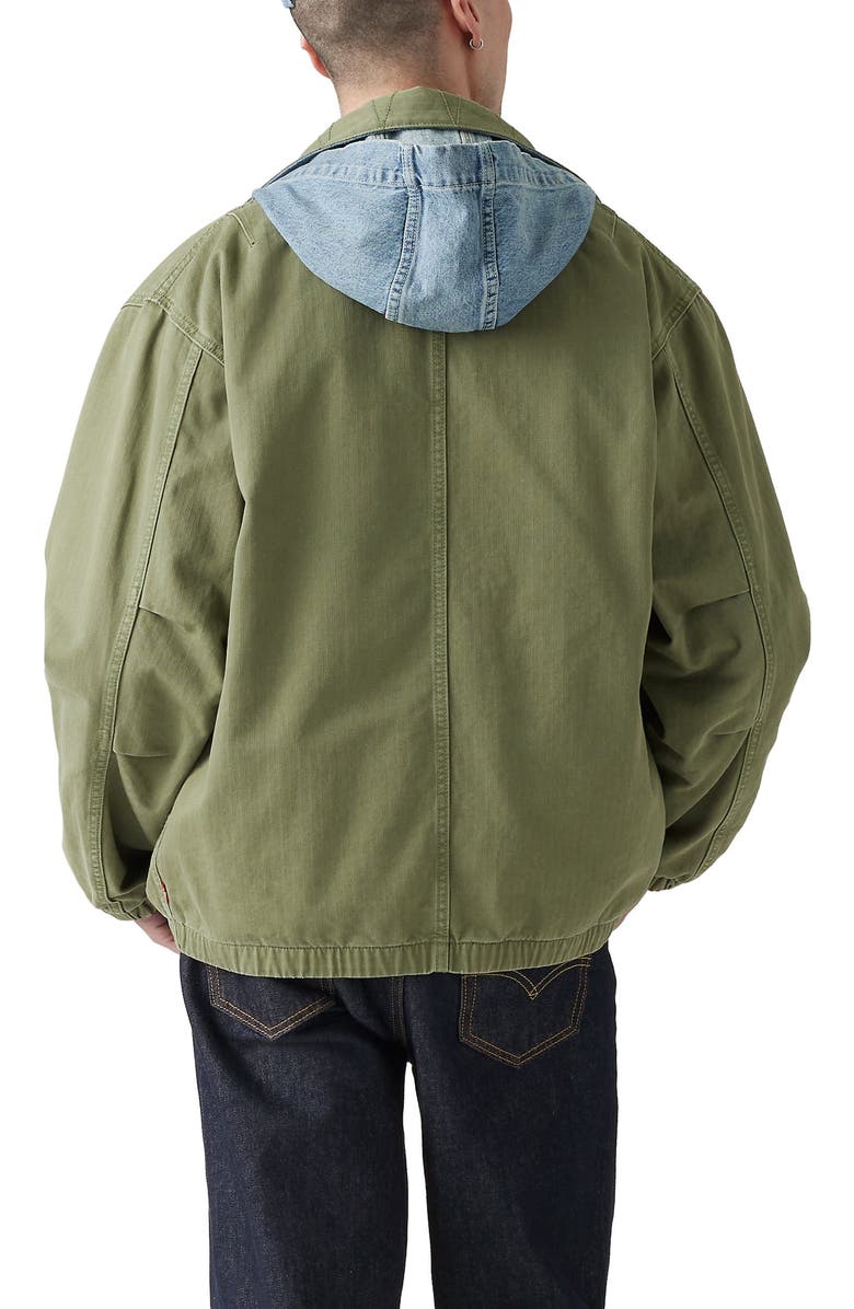 Levi's<sup>®</sup> Duboce Oversize Hooded Work Jacket, Alternate, color,
