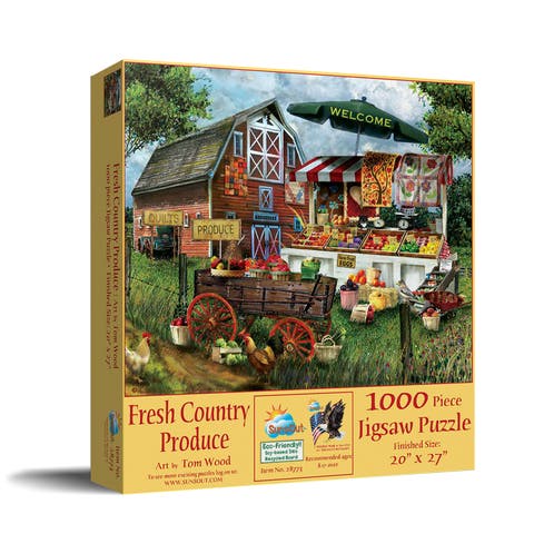 Fresh Country Produce 1000 piece Jigsaw Puzzle for Adults