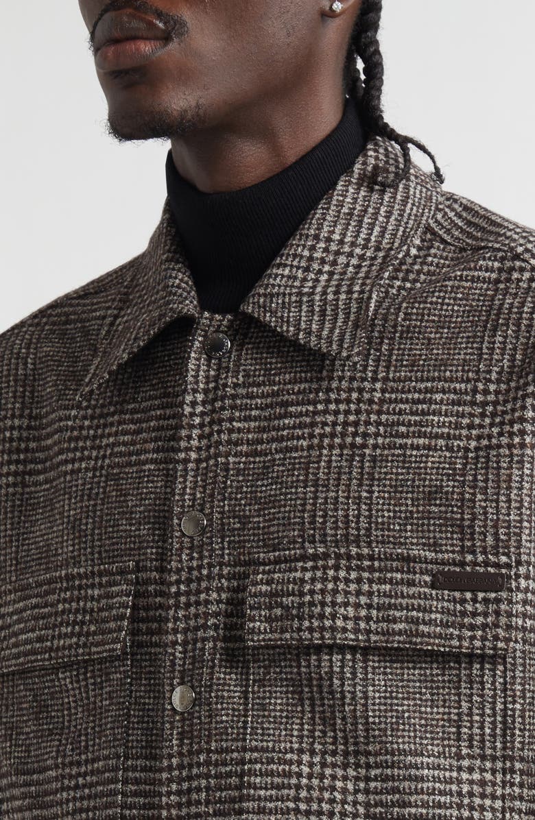 Dolce&Gabbana Plaid Button-Up Shirt, Alternate, color, S8101 Quadri-Check-Tartan