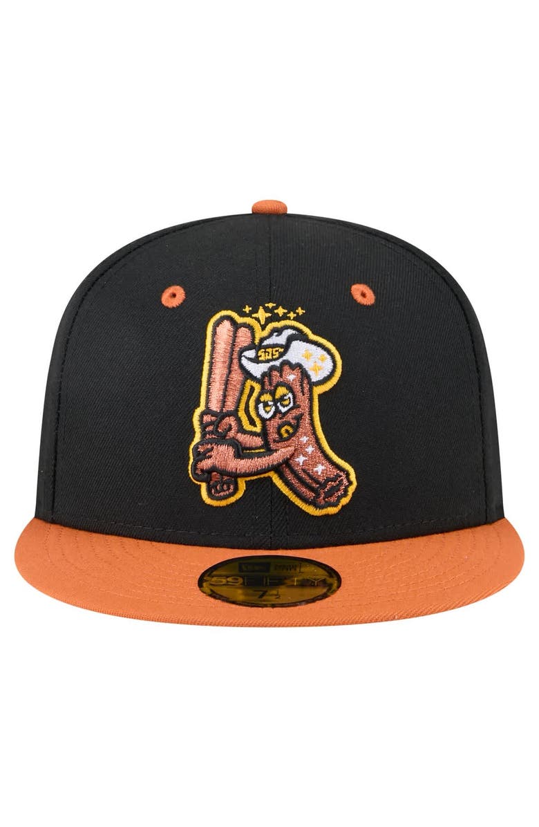 New Era Men's New Era Black/Orange San Jose Giants Copa de la Diversión 59FIFTY Fitted Hat, Alternate, color, Black