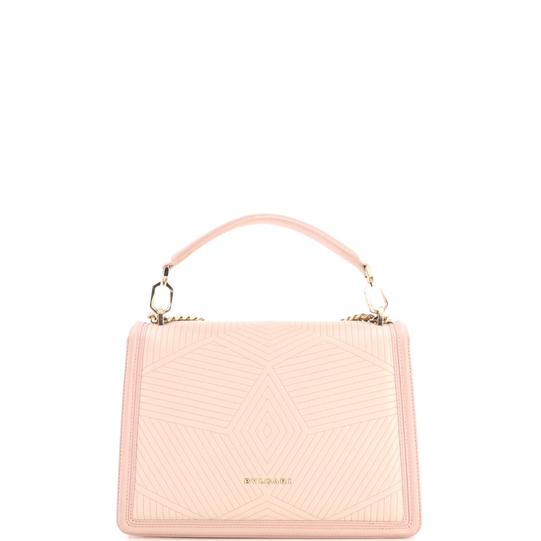 Serpenti Forever Shoulder Bag Quilted Leather Medium, Alternate, color, White