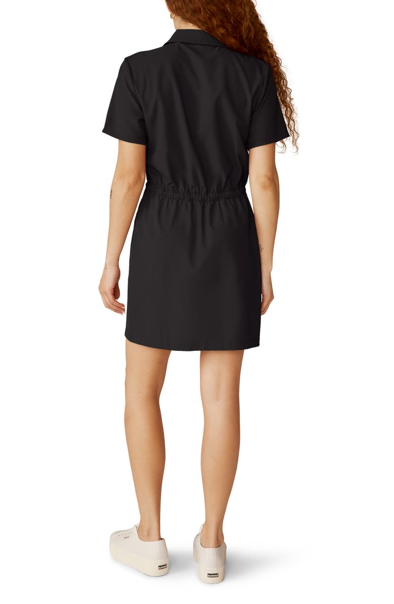 Beyond Yoga City Chic Mini Shirtdress, Alternate, color, Black