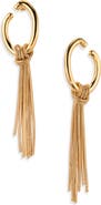 Oscar de la Renta O Knotted Chain Earrings
