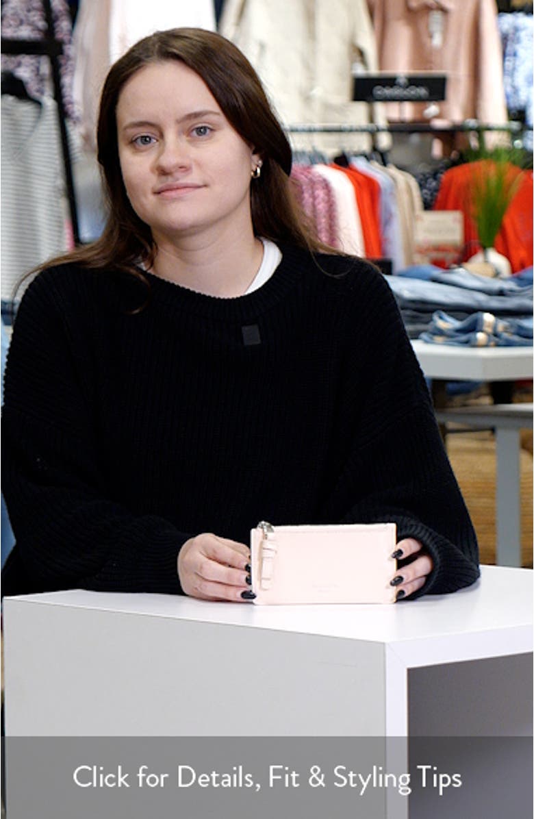 loop glazed leather card case, sales video thumbnail