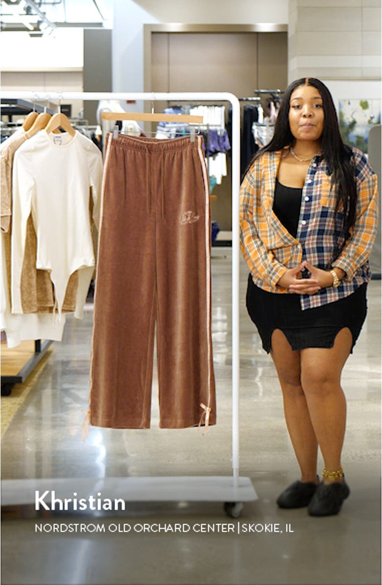 Ballet Academy Velour Track Pants, sales video thumbnail