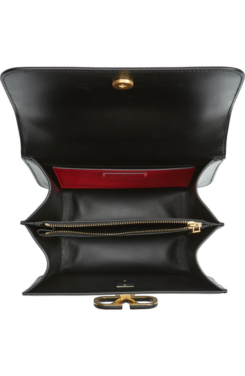 Valentino Garavani Leather Shoulder Bag, Alternate, color,