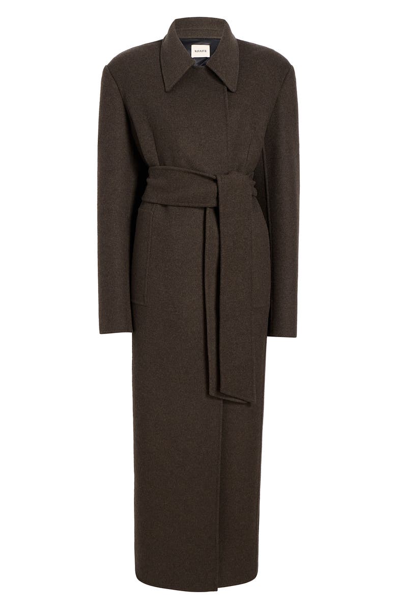 Khaite Lea Oversize Long Wool Coat, Alternate, color, 