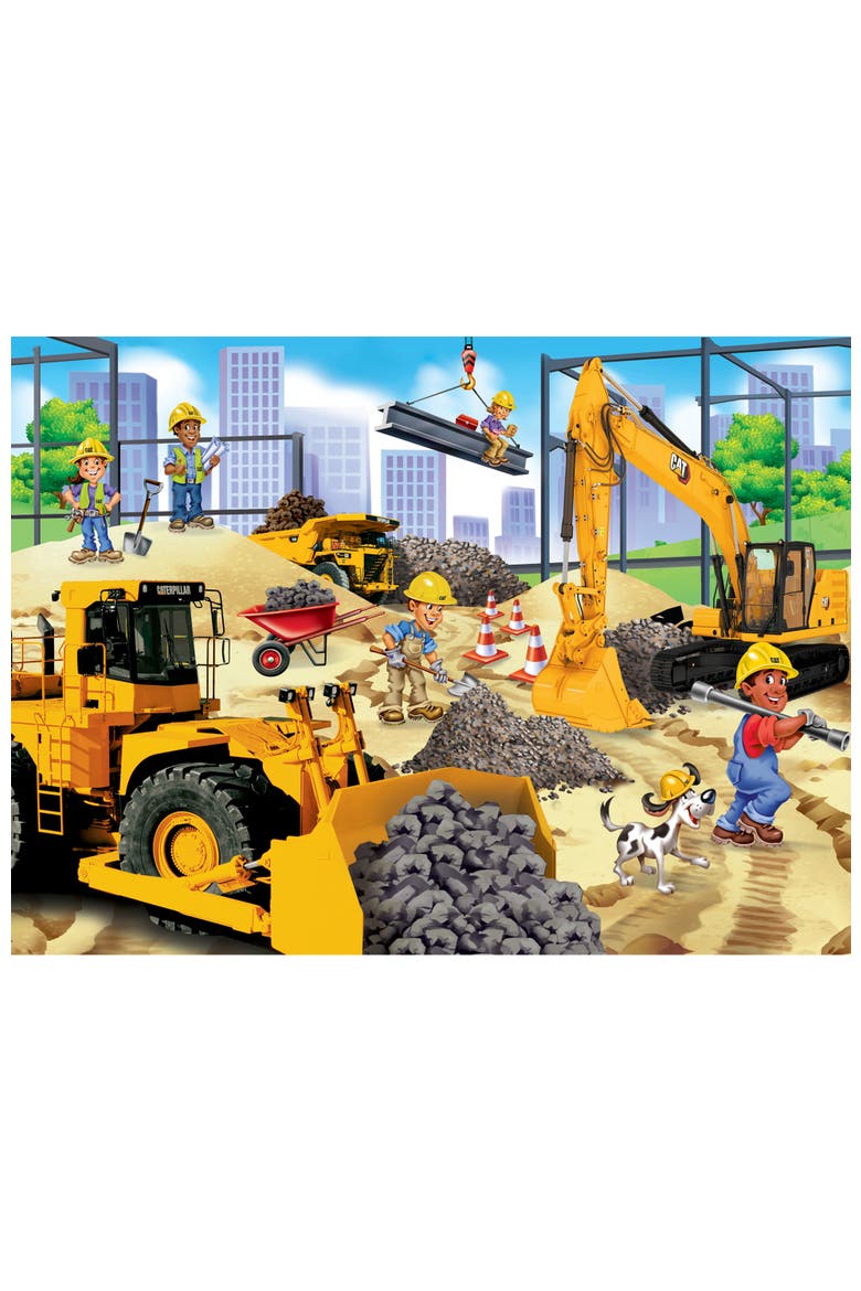 CAT Building Time 100 Piece Puzzle, Alternate, color, Multicolor