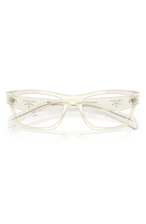 Prada 54mm Butterfly Optical Glasses In Champagne
