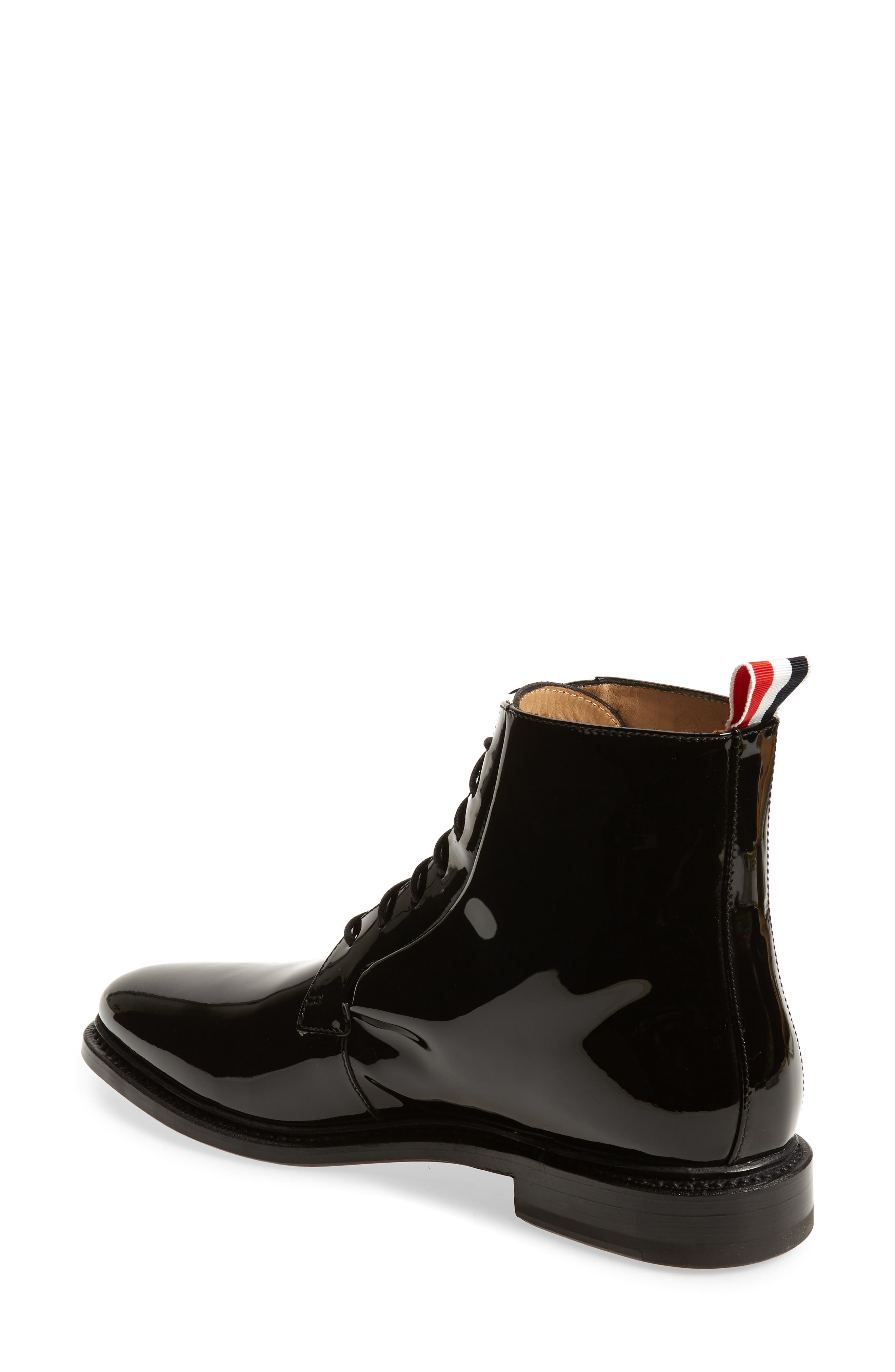 Thom Browne Blucher Lace-Up Bootie, Alternate, color, 