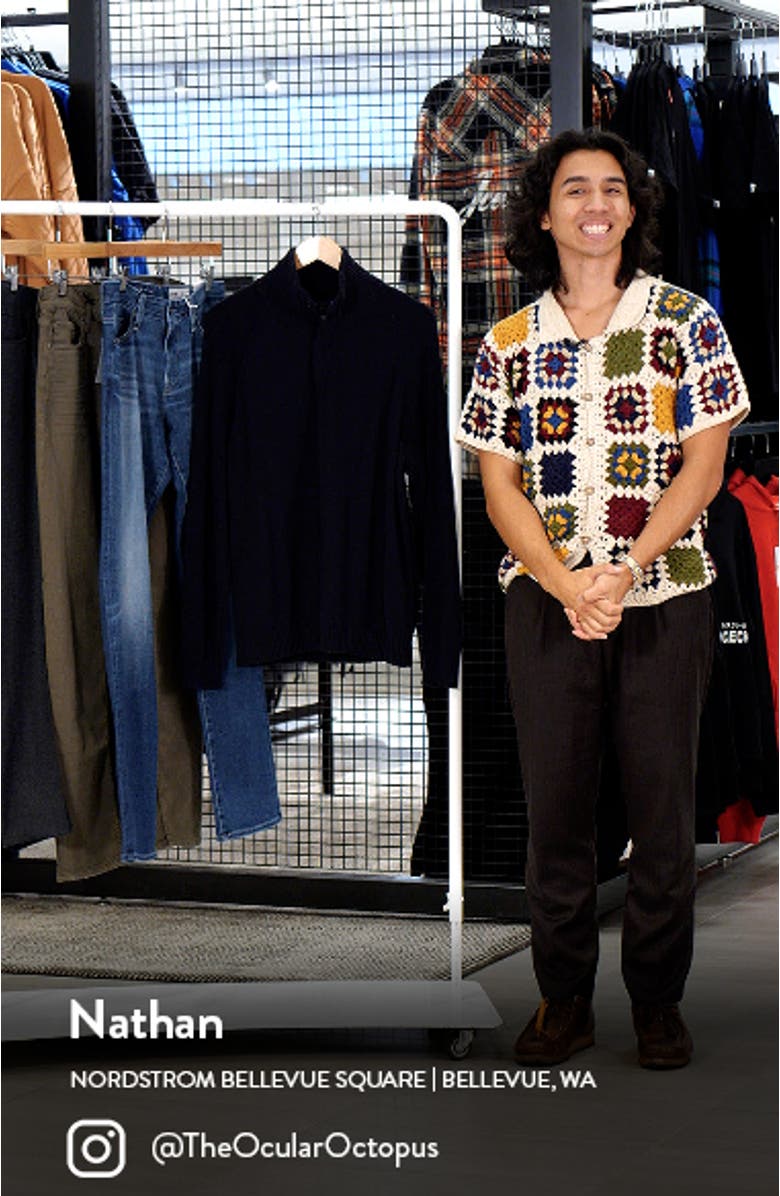 Shoreline Chenille Snap Placket Sweater, sales video thumbnail