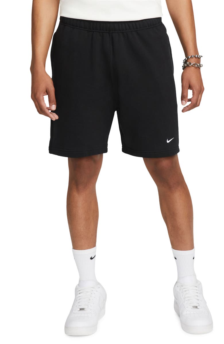 Nike Solo Swoosh Sweat Shorts, Main, color, 