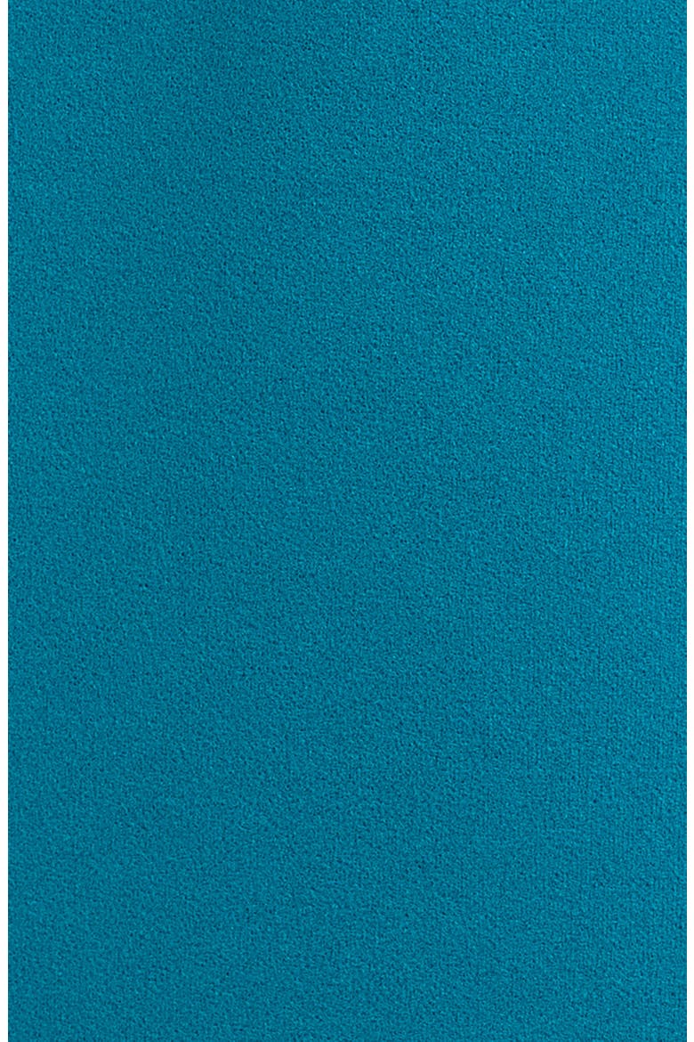 Asymmetric Neck Scuba Crepe Sheath Dress, Alternate, color, TEAL