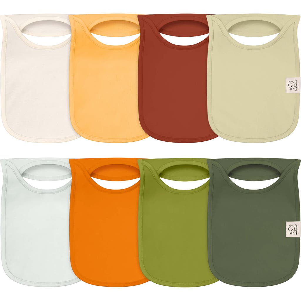 Keababies 8-pack Hallo Drool Bibs In Sahara