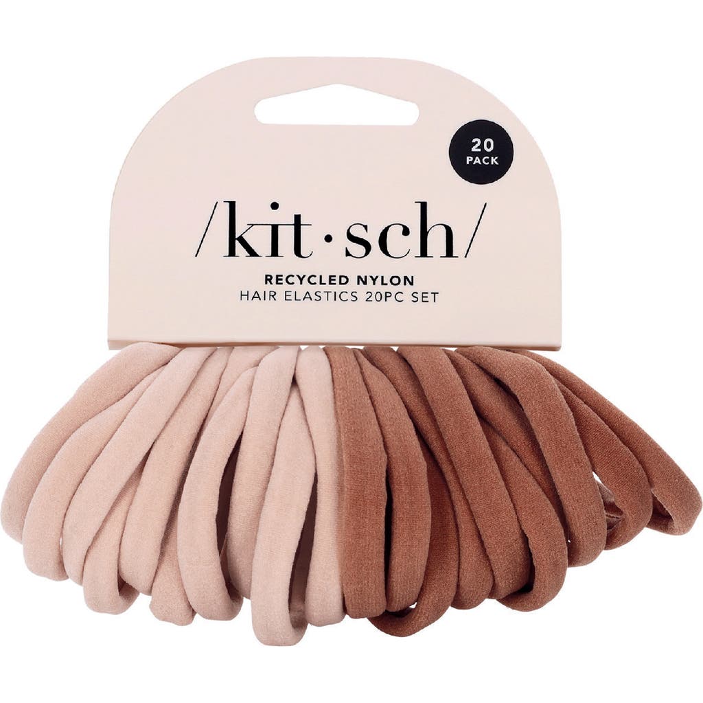 Kitsch Recycled Nylon 20-pack Ponytail Holders