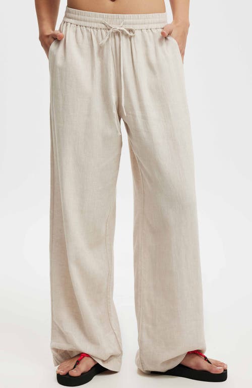 Cotton On Haven Wide Leg Pant In Natural