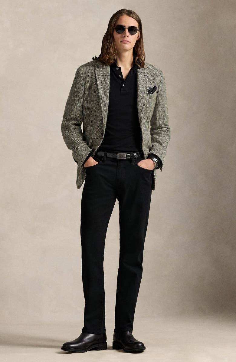 Polo Ralph Lauren Sullivan Slim Fit Cotton Stretch Twill 5-Pocket Pants, Alternate, color, Polo Black