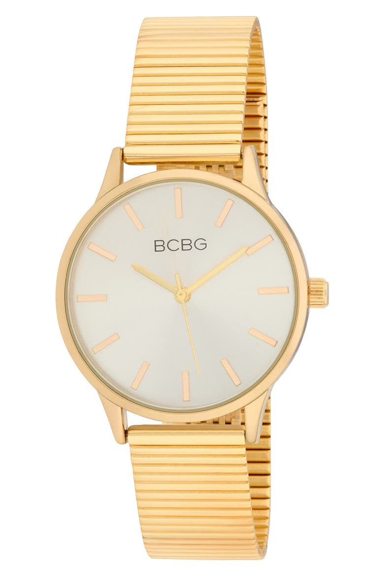 Bracelet Strap Watch, 34mm, Main, color, GOLD