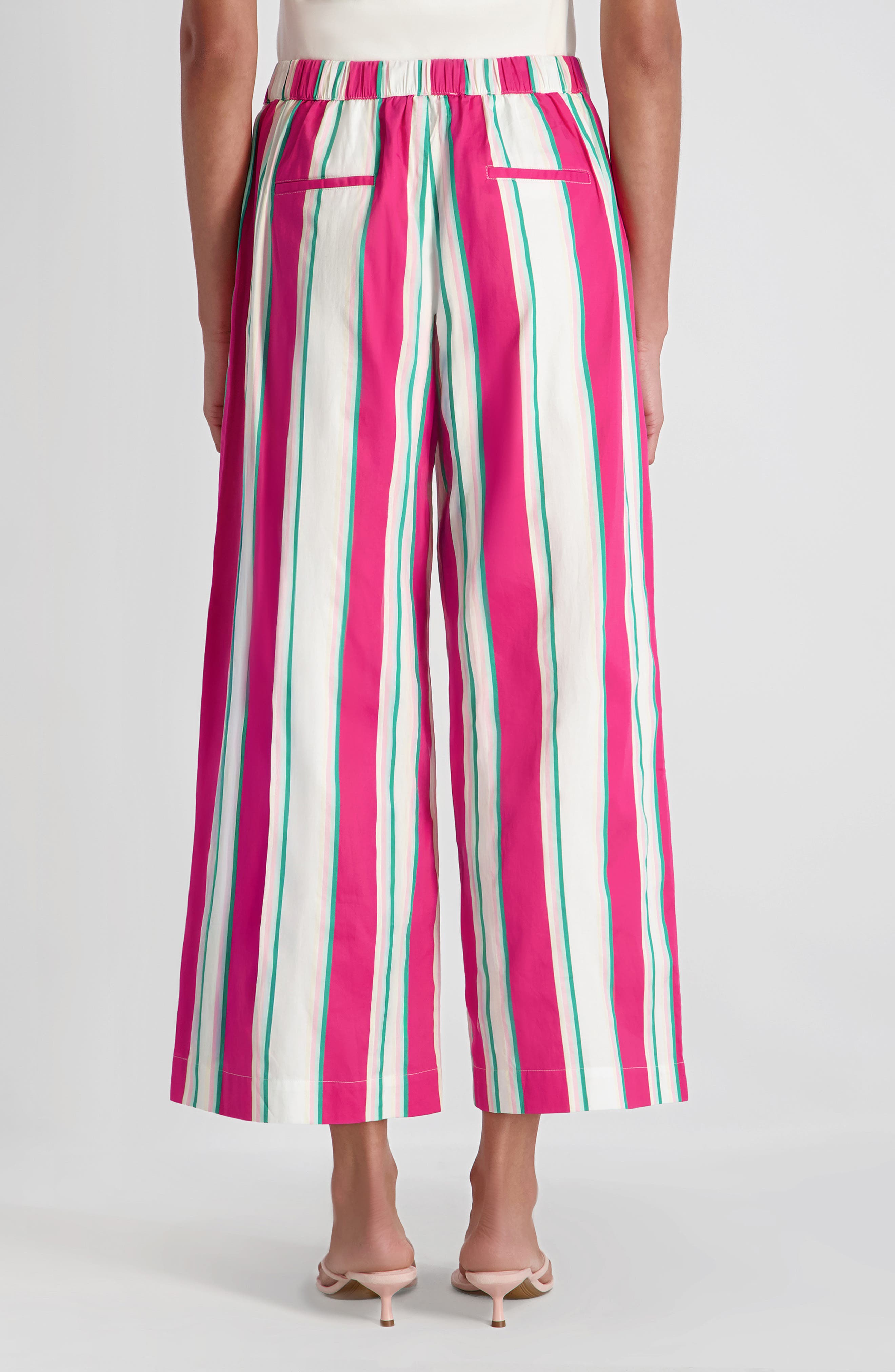 Havana Stripe Crop Pants - image 2