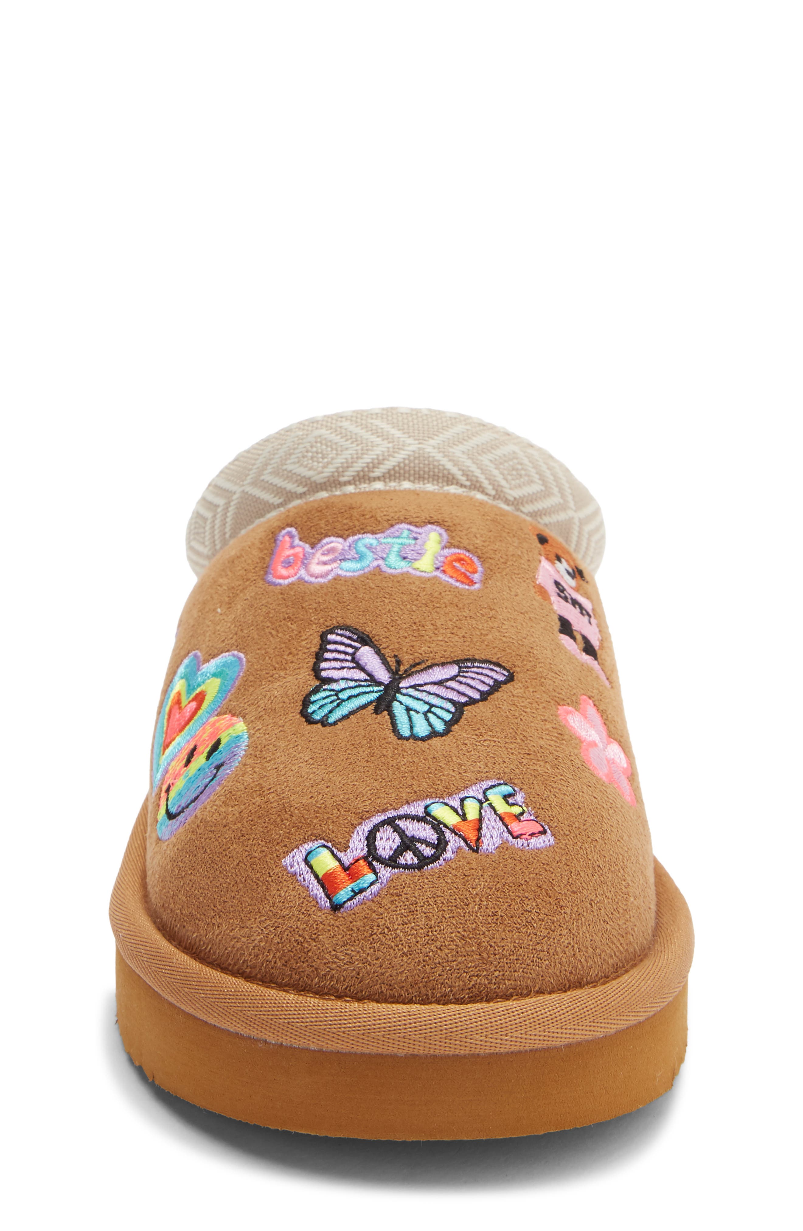 Kids' Jslushy Scuff Slipper, Alternate, color, COGNAC MULTI