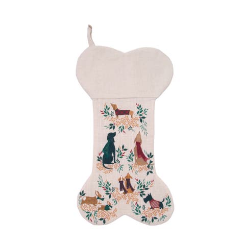Bone Shaped Christmas Stocking
