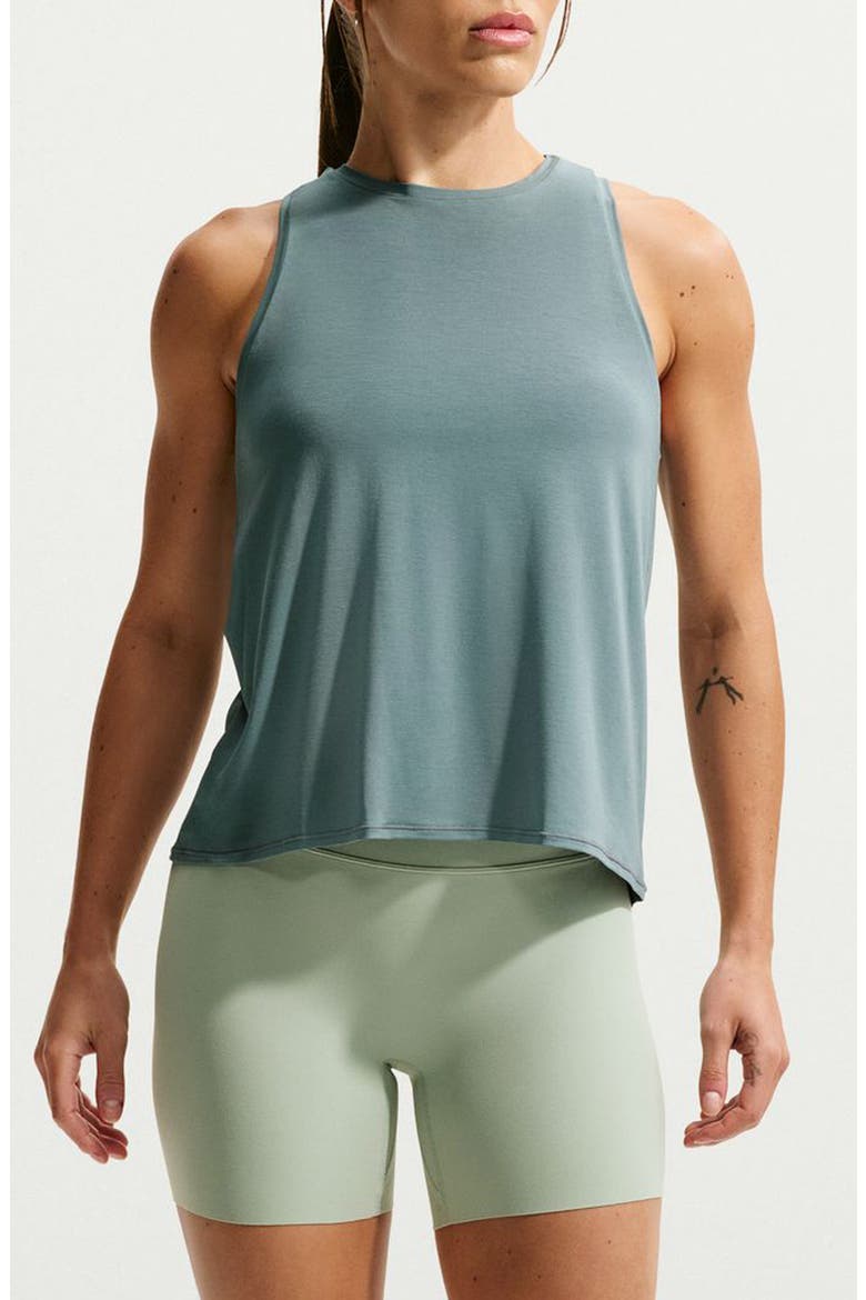Zenvy Dri-FIT Tank Top, Main, color, MINERAL SLATE/ WHITE