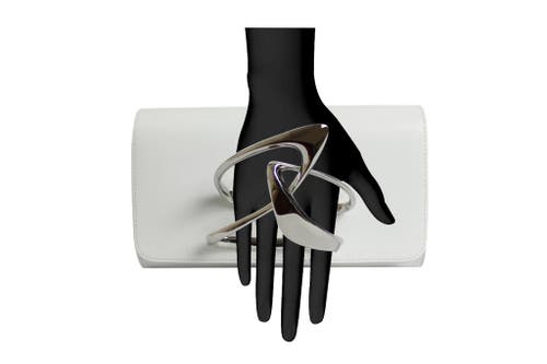 Perrin Paris Zaha Hadid Loop Clutch In White