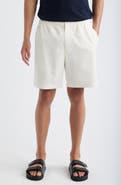 Theory Easy Elastic Waist Cotton Shorts