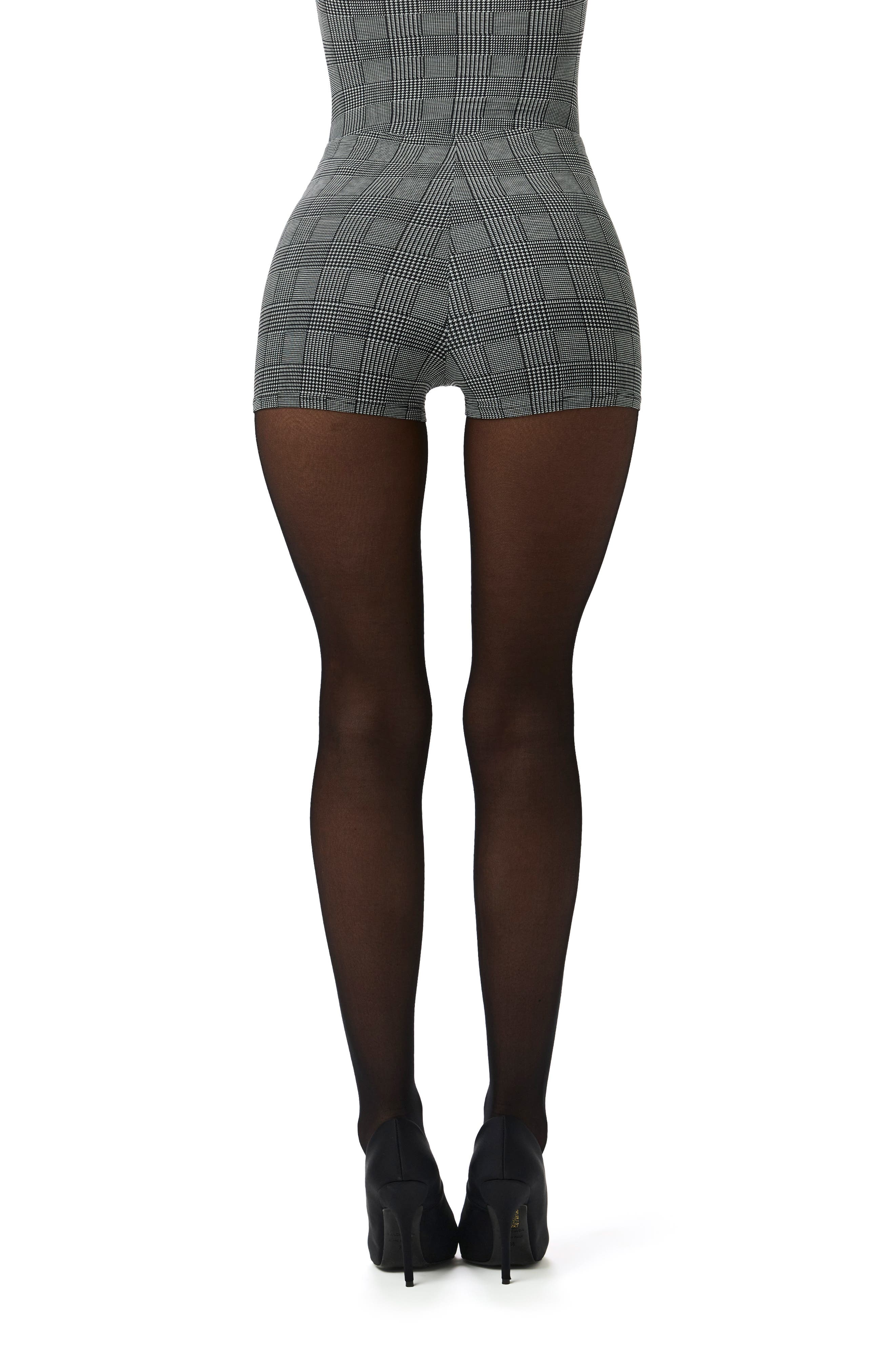 Naked Houndstooth Check Hot Shorts - image 4