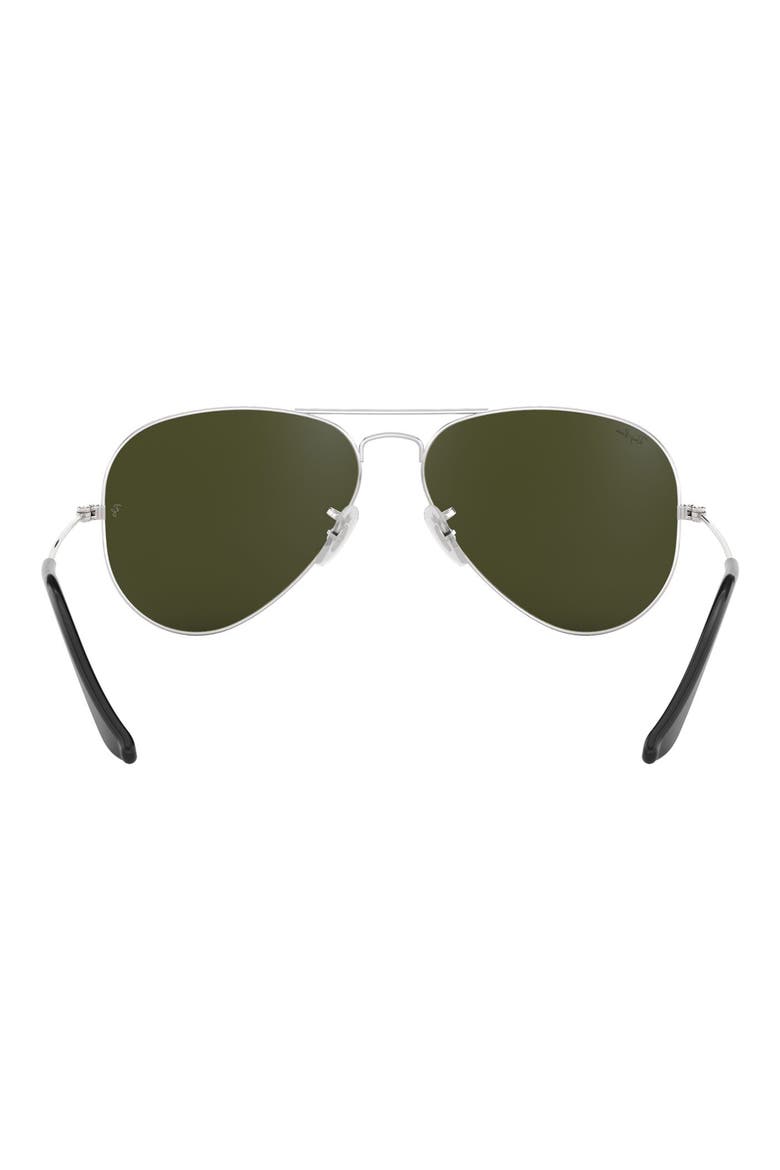 'Original Aviator' 58mm Sunglasses, Alternate, color, SILVER