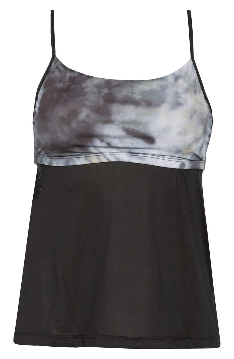 Nike Layered Tankini Bikini Top, Alternate, color, 