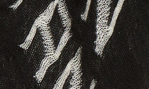 Yanyan Starry Wool Torquing Scarf In Black