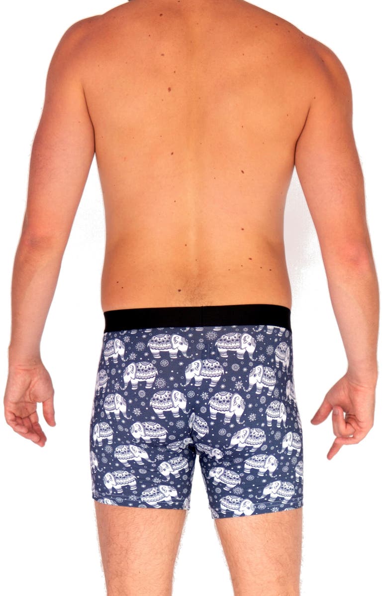 WARRIORS AND SCHOLARS Hati Boxer Briefs, Alternate, color, Blue
